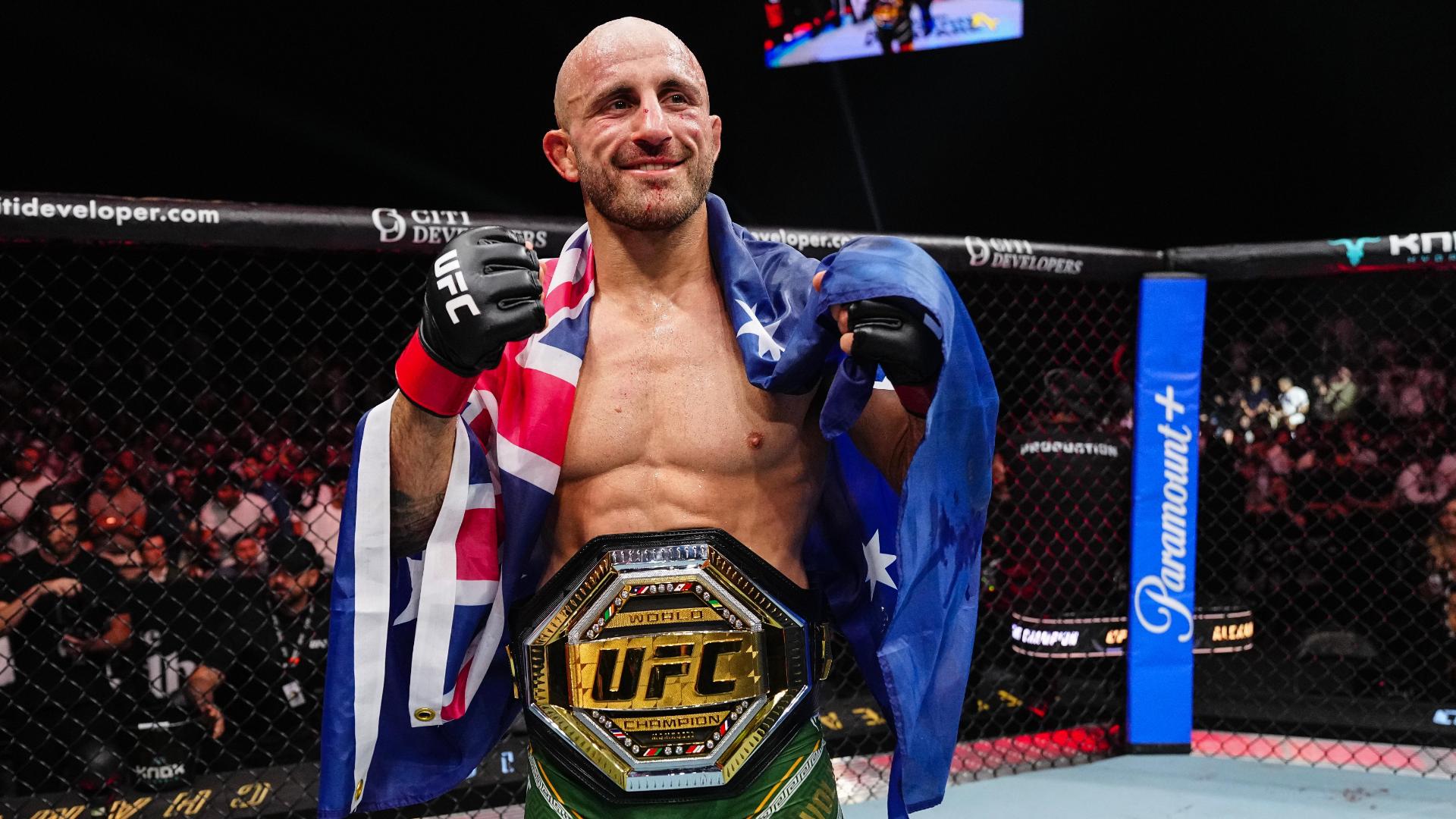 White tells Makhachev 'you can't hold up' division, books interim title bout