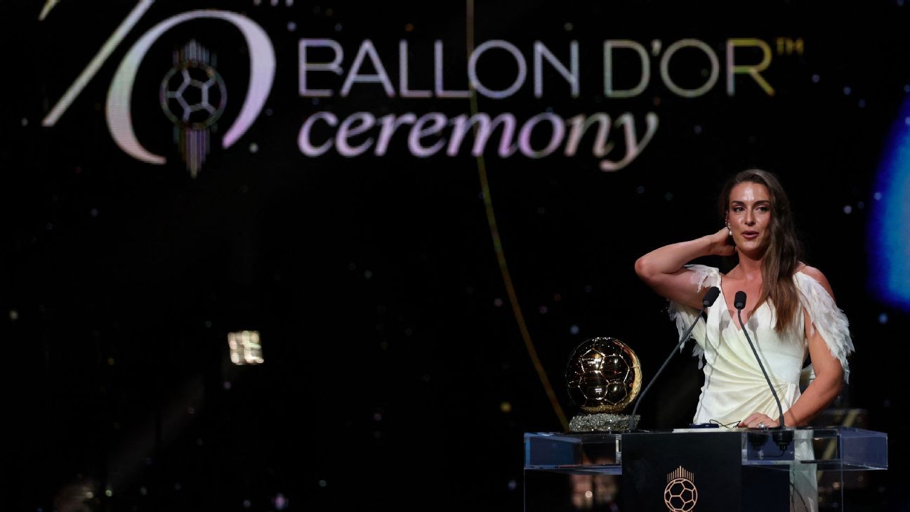 Putellas wins Ballon d'Or as Barcelona dominate wo